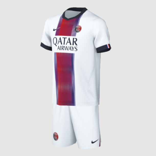 2026-27 PSG Away Kids Soccer Kits Shirt with Shorts
